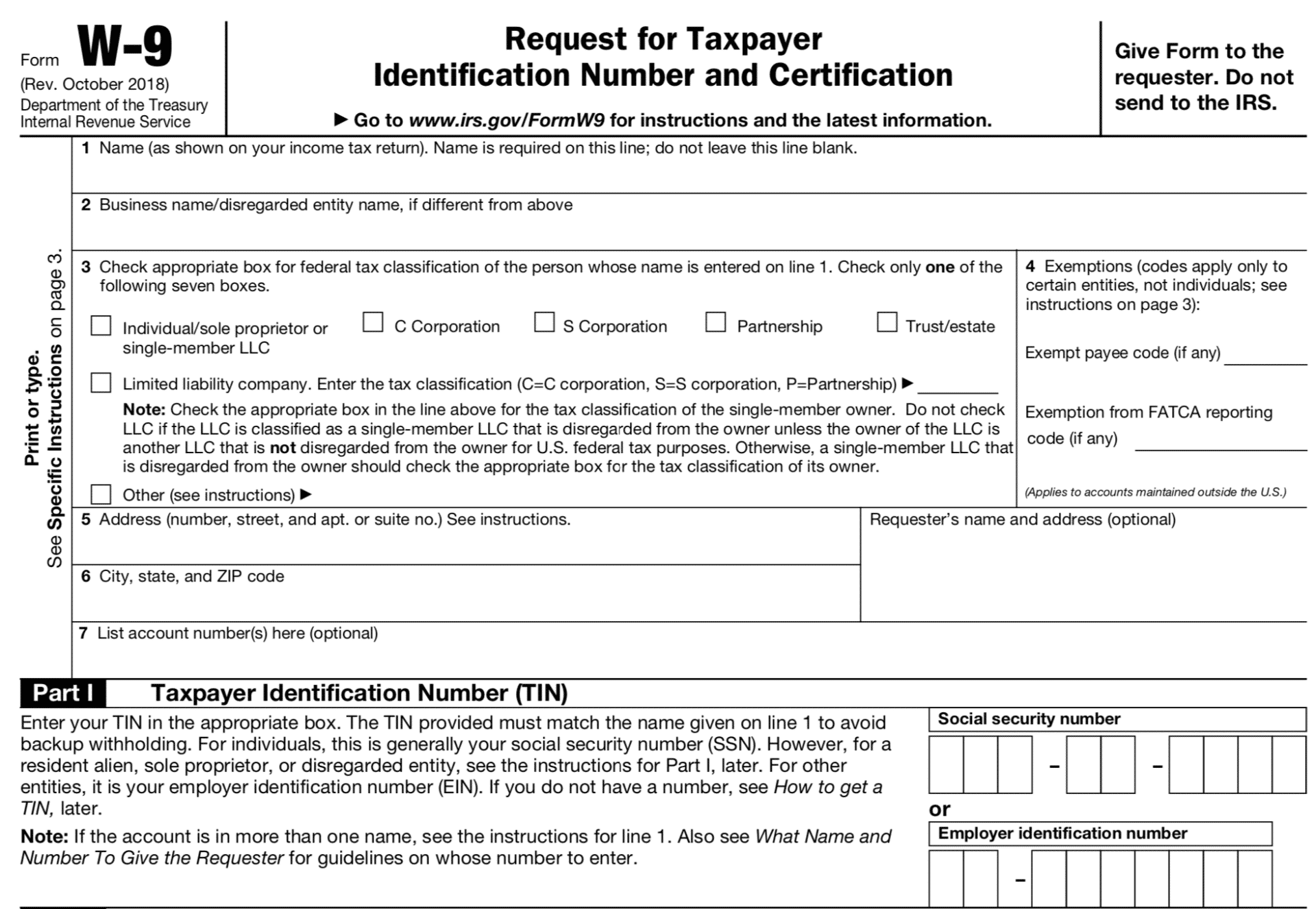 Correct W 9 Form Completion And Best Practices Accounting