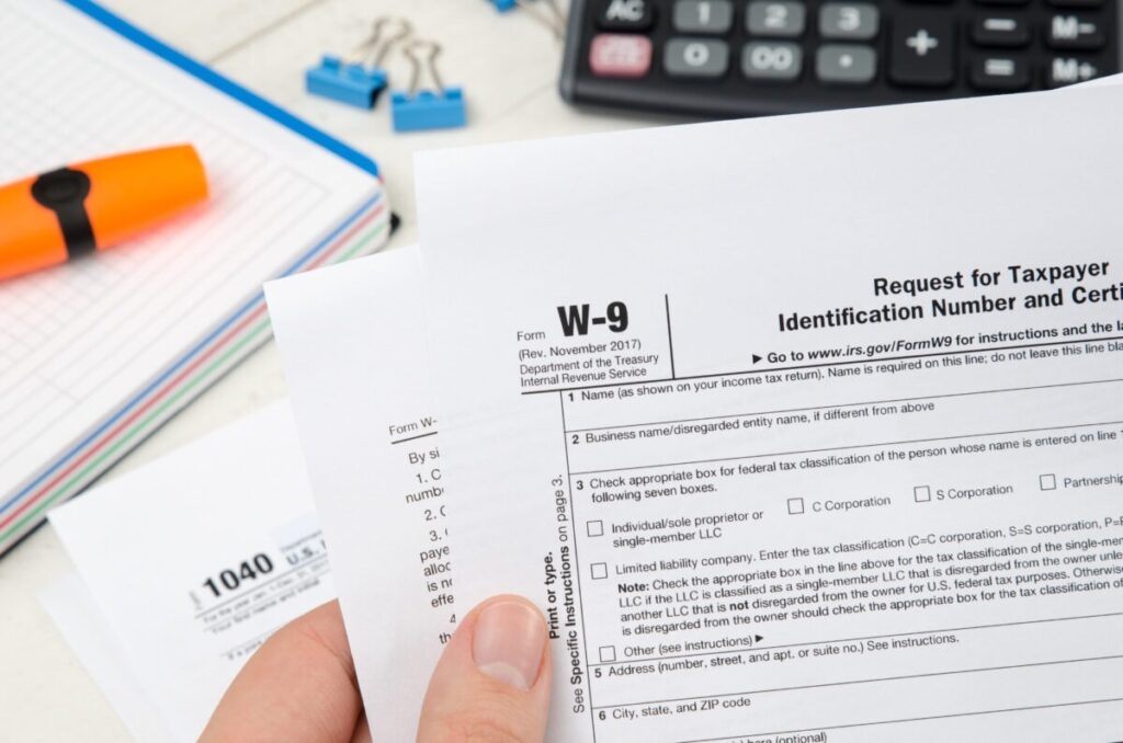 W9 Tax Form 2025 Irs