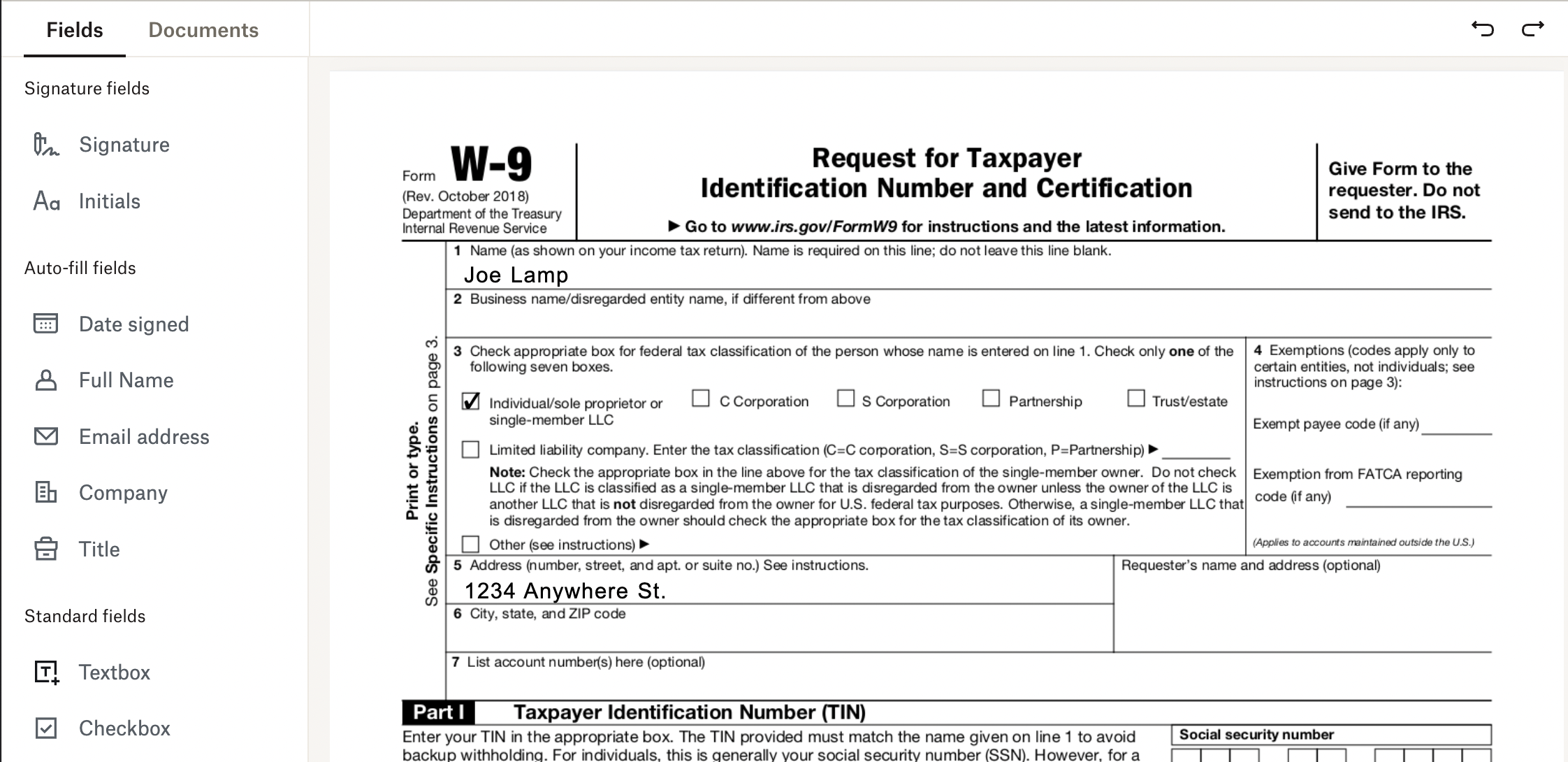 How To Fill Out A W 9 Form Online Dropbox Sign Dropbox