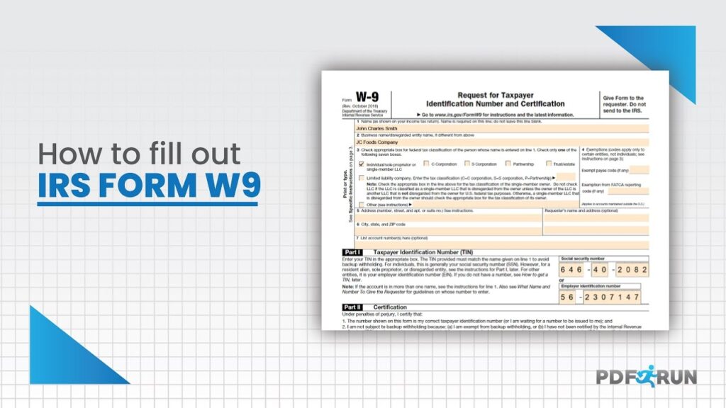 Printable 2025 W9 Tax Form