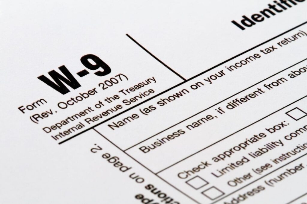 Irs Free Printable W9 Form