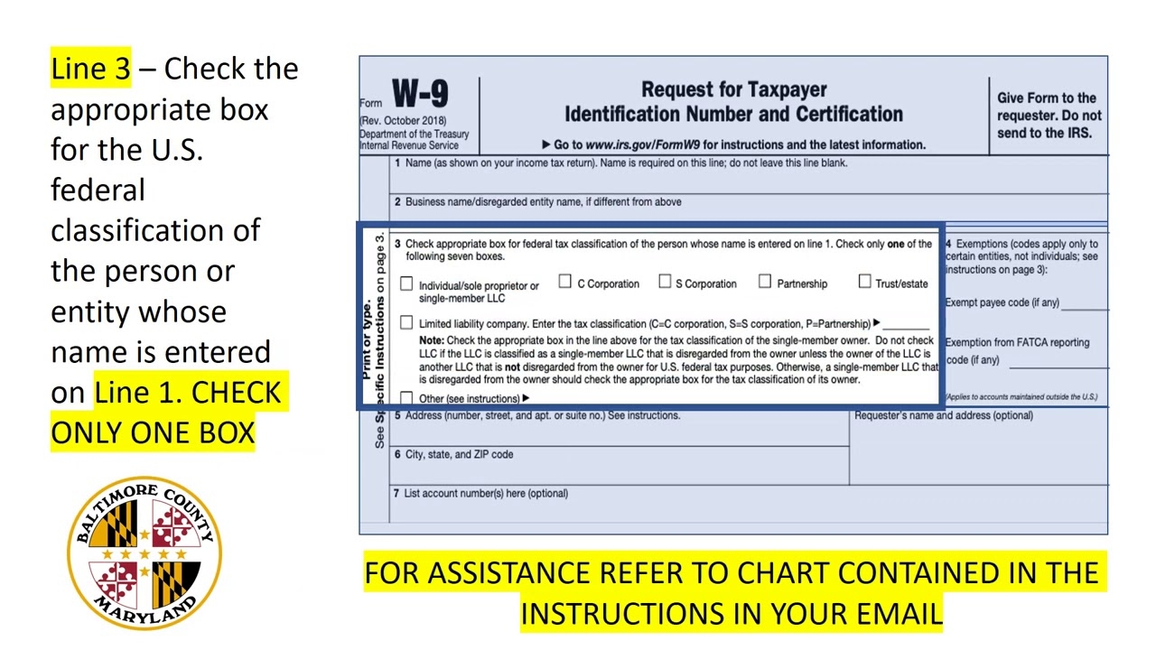 Instructions On How To Accurately Complete The Required W9 Form YouTube