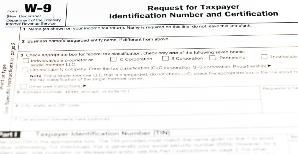 Irs W9 Form Printable 2025