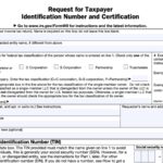 IRS Form W 9 Instructions Request For Tax ID Number