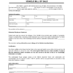 Louisiana Vehicle Bill Of Sale Free PDF Template CocoDoc