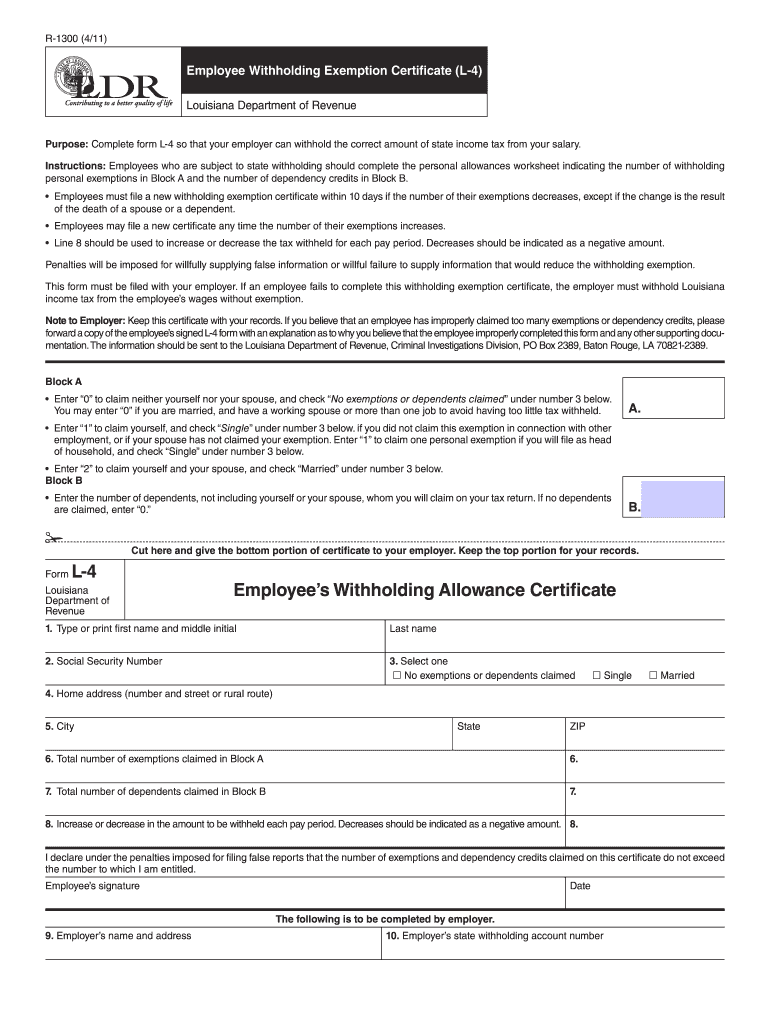 State Tax Form Louisiana