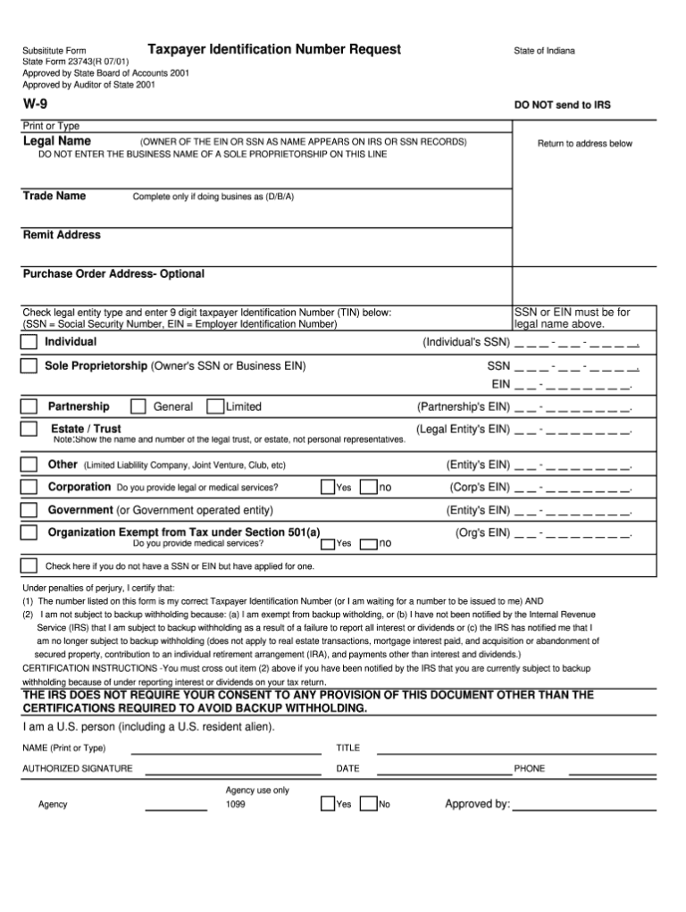 Taxpayer Identification Number Fill Online Printable Fillable Blank PdfFiller