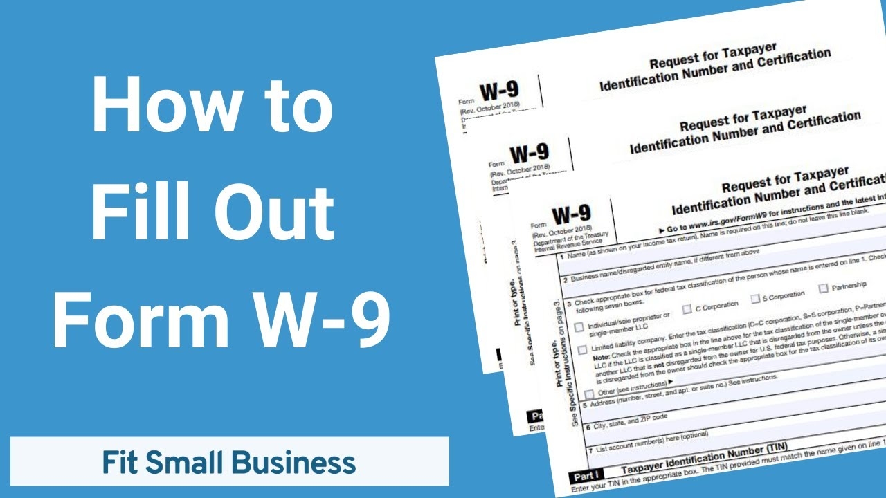 W 9 For Contractors What It Is How To Fill It Out