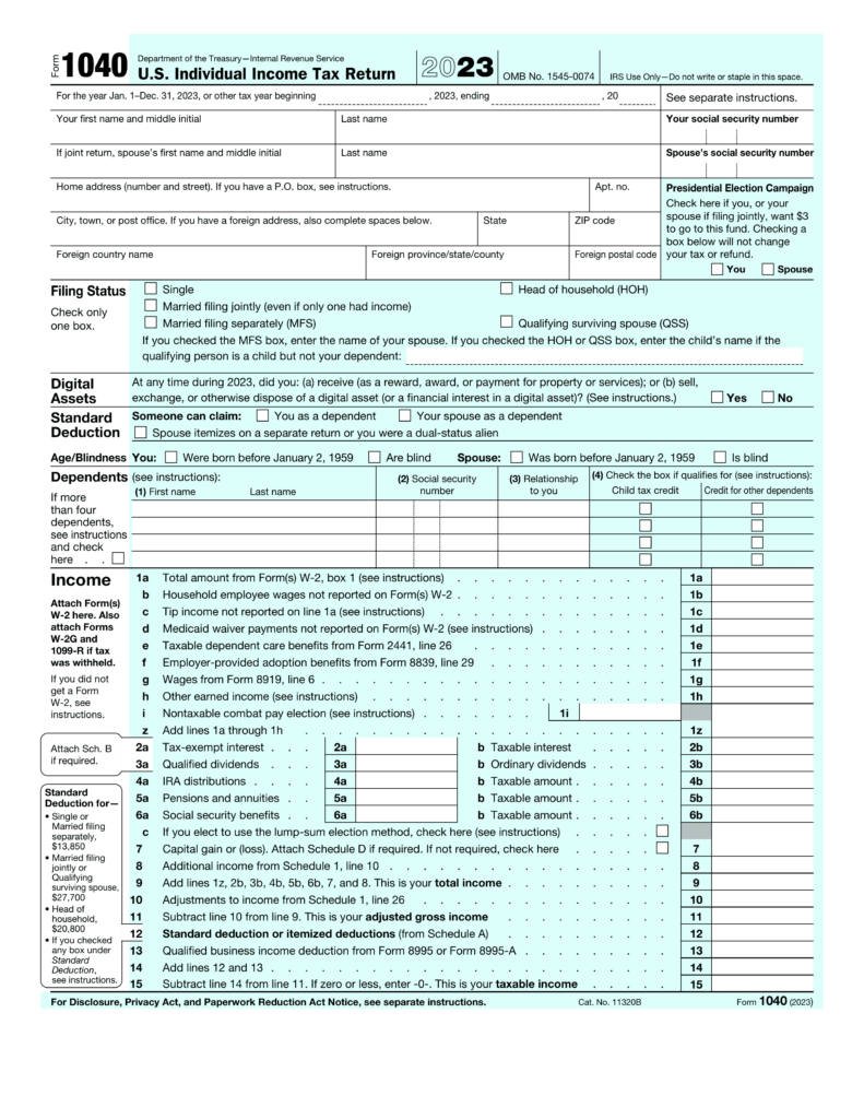 Free Irs Form W9 Printable