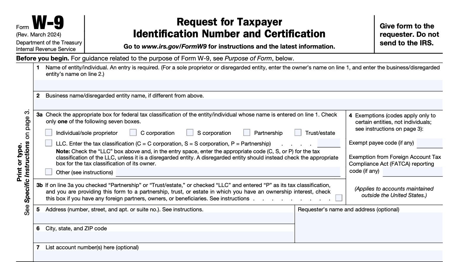 What Is A W 9 Form How Do I Fill It Out Gusto