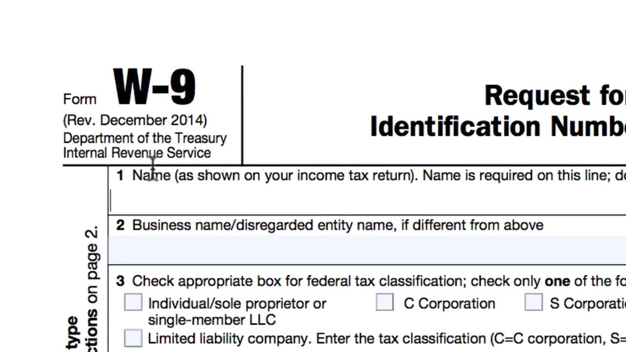 What Is A W 9 Form REtipster